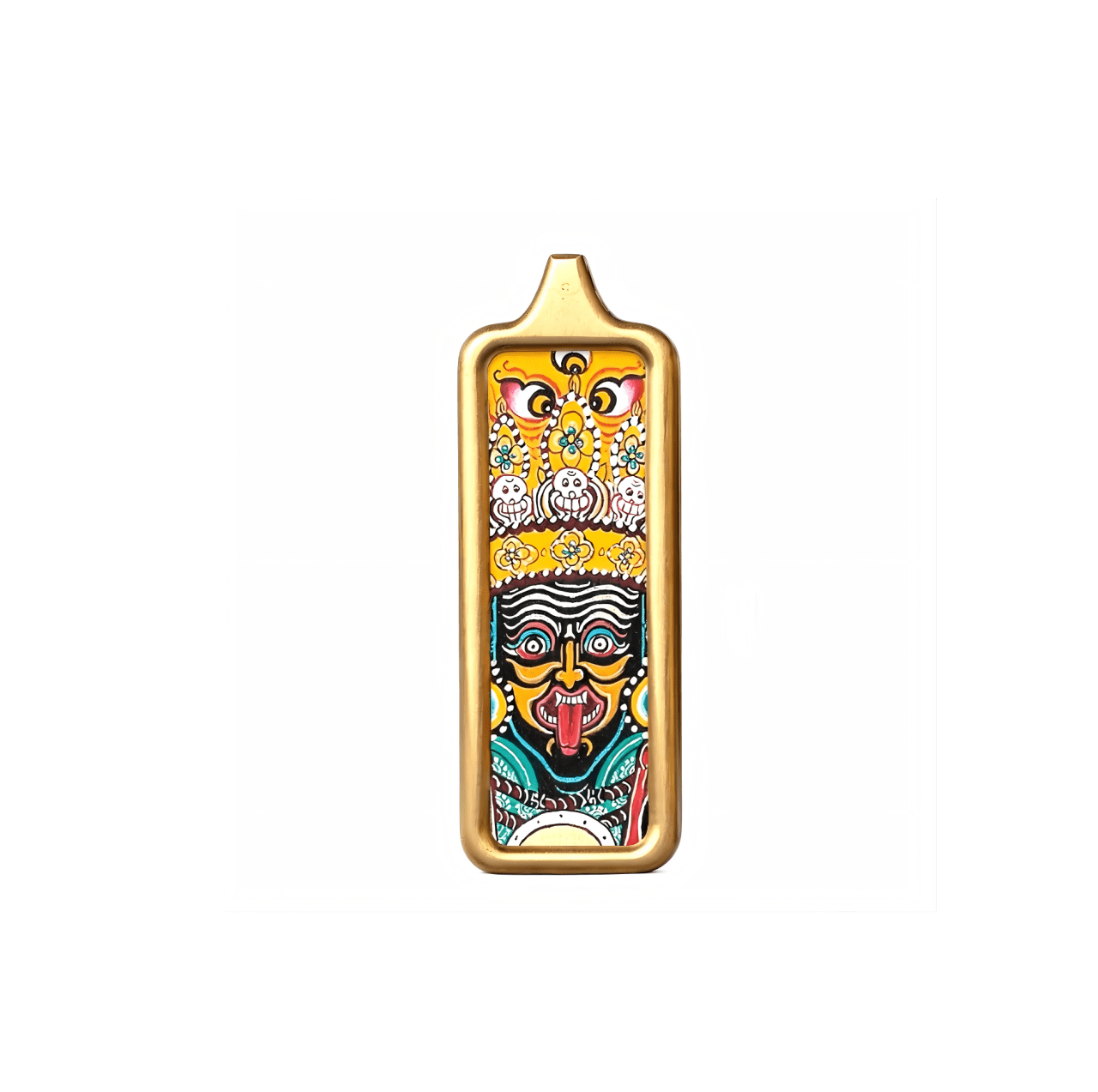 FORTUNECHOICE Zhi Ji Amulet - Mini Tibetan Thangka Pendant for Wealth & Protection